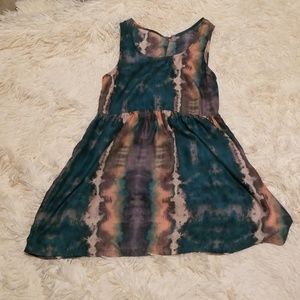 Open back skater dress